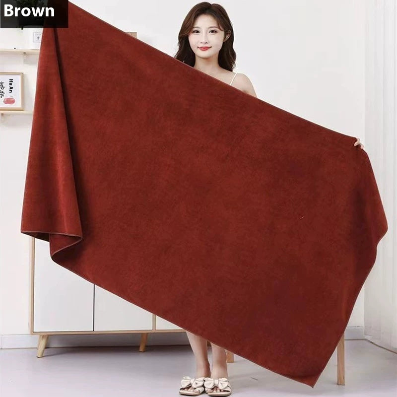 Beauty Salon Bath Towels Bed Towel Massage Pedicure Bed Sheet Hotel Bath Towel Water-absorbing Quick-drying Sweat Steaming Household Large Bath Towel