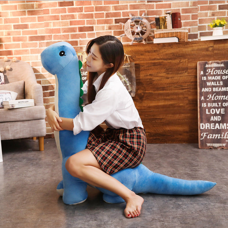 Cute Dinosaur Plush Toy Large Long Pillow