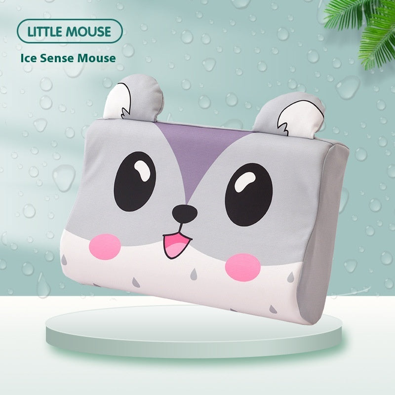 Slow Rebound Cervical Support Improve Sleeping Cute Cartoon Memory Foam Pillow Insert Pillowcase