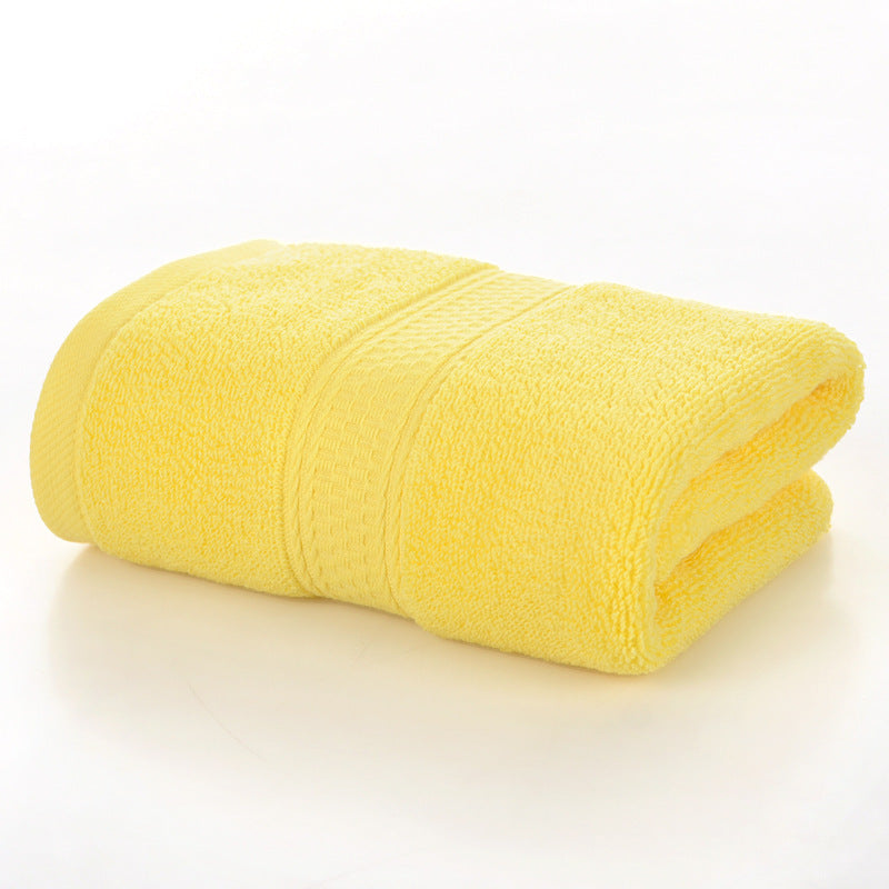 Solid Colored Off Grade Pure Cotton Towels For Home Use