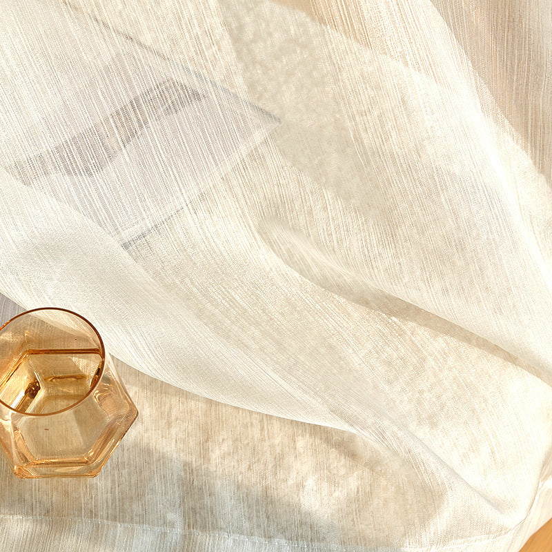 Gilding Yarn Light Luxury French Style Mesh Curtains Bedroom Fantasy Premium Curtain