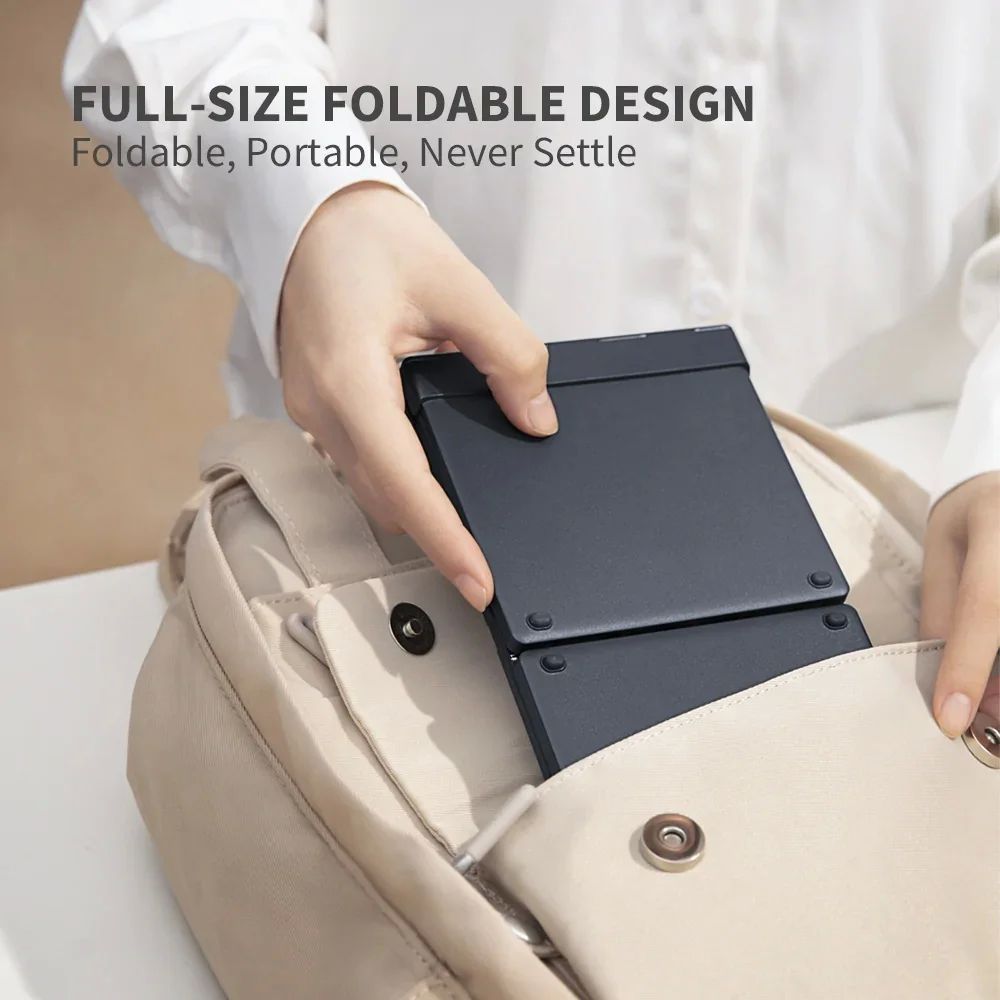 Folding Keyboards With Numeric Keypad Bluetooth Wireless