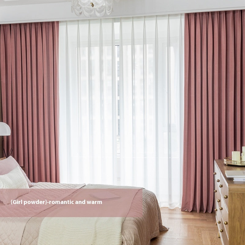 Full Shading Australian Wool Plush Curtain Insulation Velvet Non-inverted Velvet Finished Product