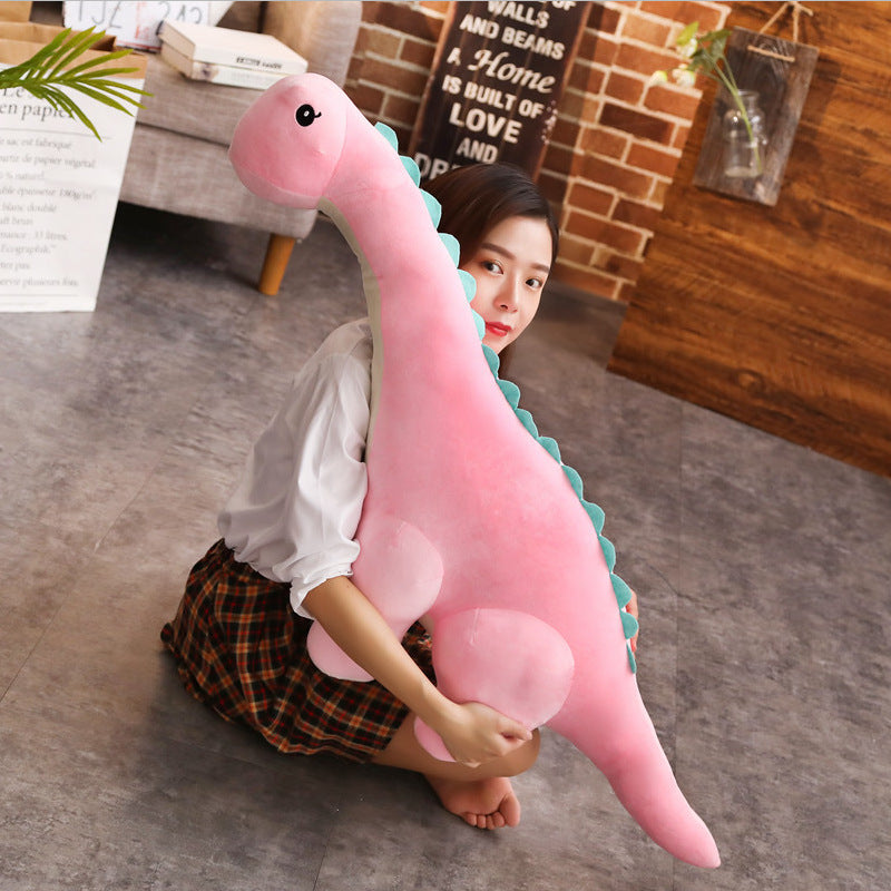 Cute Dinosaur Plush Toy Large Long Pillow
