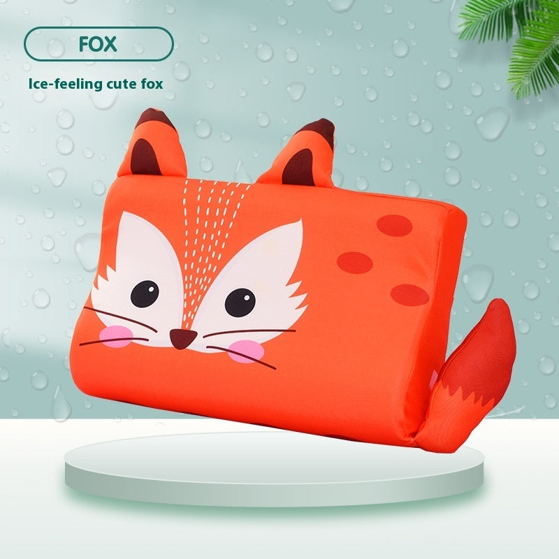 Slow Rebound Cervical Support Improve Sleeping Cute Cartoon Memory Foam Pillow Insert Pillowcase