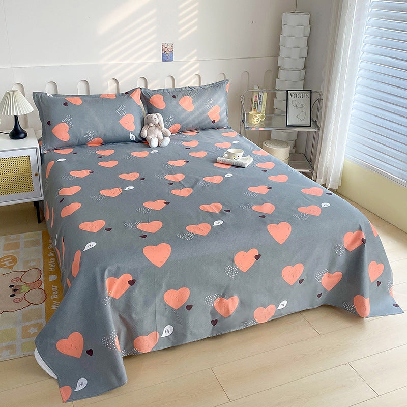 Skin-friendly Bed Sheet Brushed Bedspread