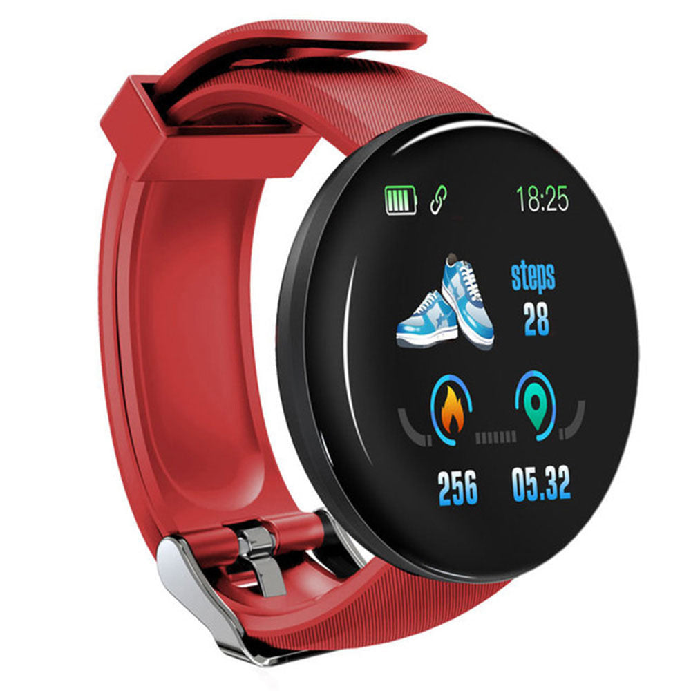 D18 Round Smart Bracelet Color Screen Sports Pedometer Sleep