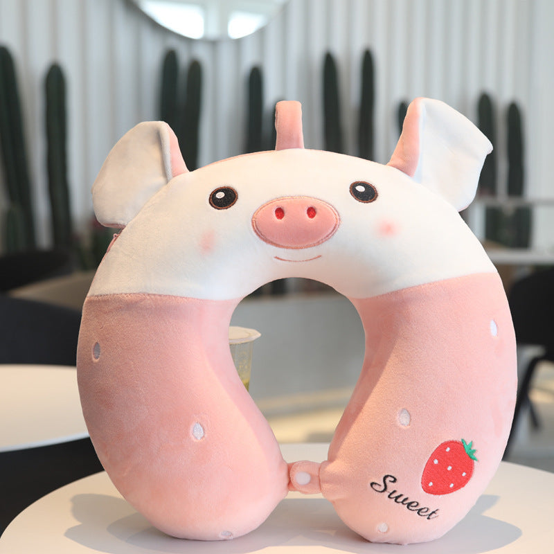 Cartoon Memory Cotton U-shaped Pillow