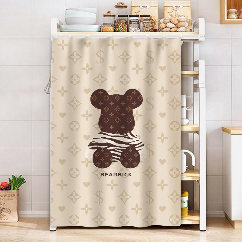 Practical Storage Rack Sundries Shade Curtain Wardrobe Dustproof Ugly