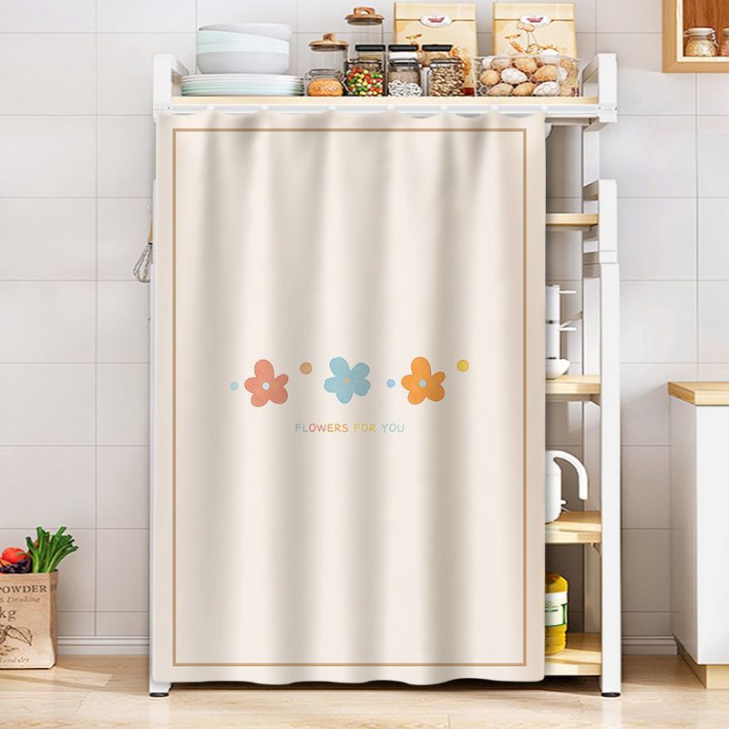 Practical Storage Rack Sundries Shade Curtain Wardrobe Dustproof Ugly