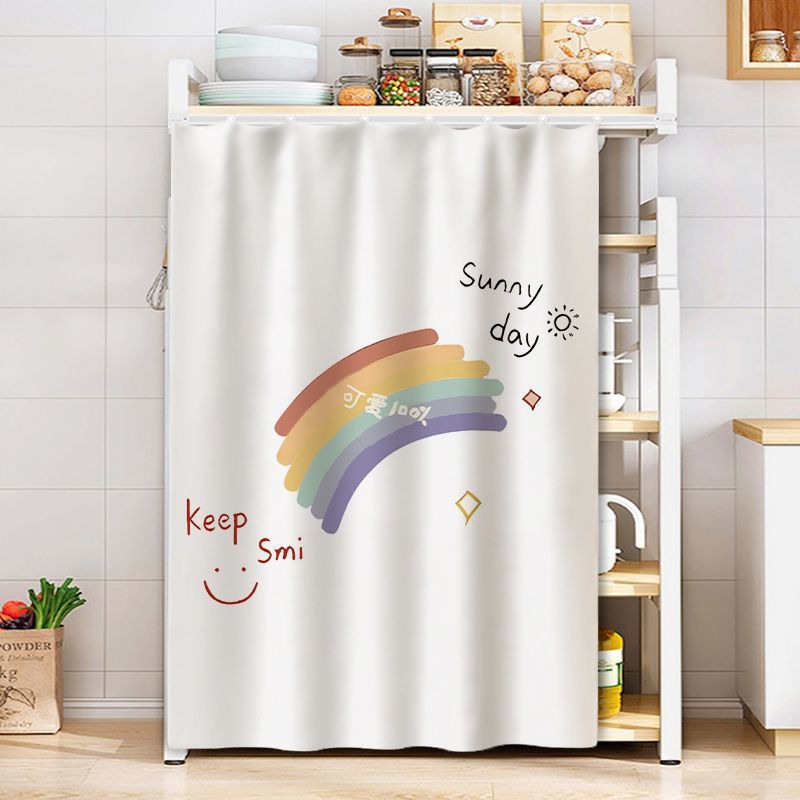 Practical Storage Rack Sundries Shade Curtain Wardrobe Dustproof Ugly