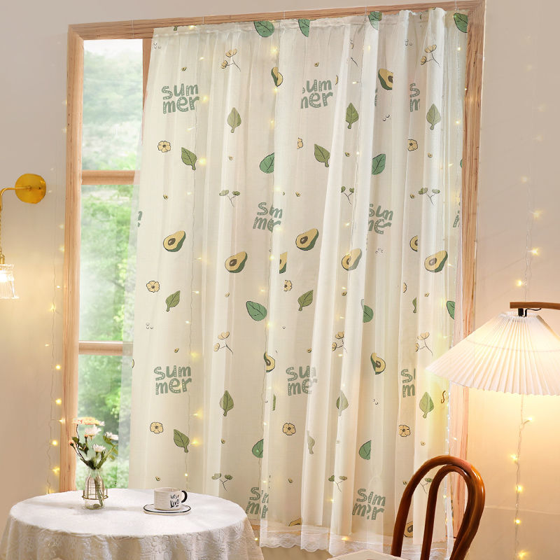 Velcro Curtain Simple Shading Cloth Punch-free Installation