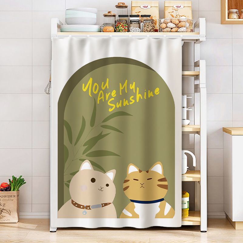Practical Storage Rack Sundries Shade Curtain Wardrobe Dustproof Ugly