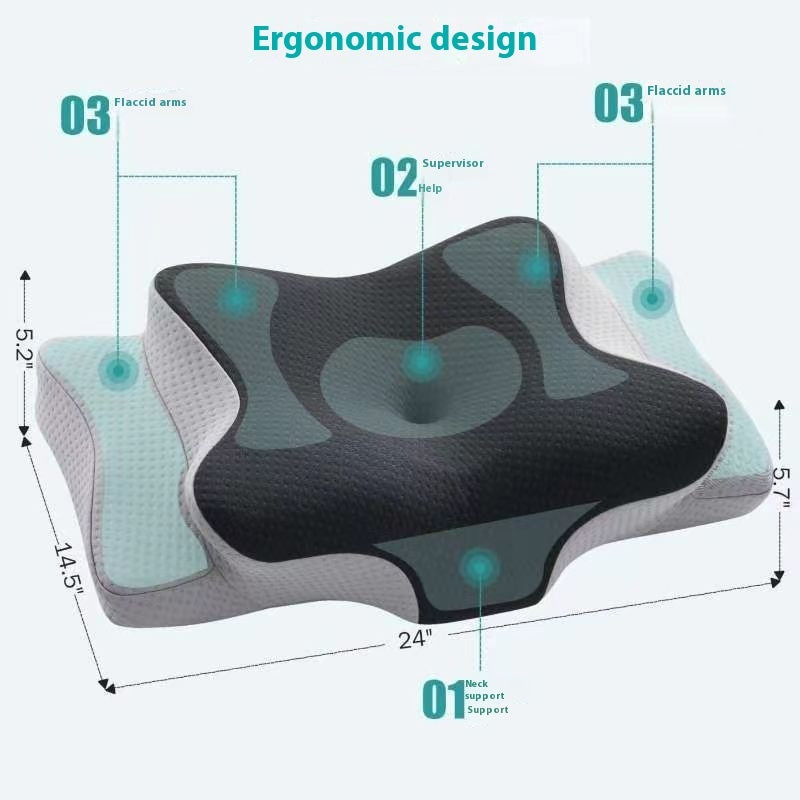 Memory Cotton Pillow Cervical Support Does Not Collapse