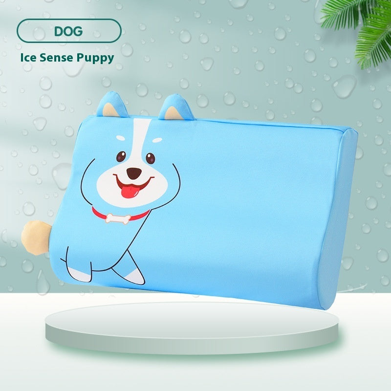 Slow Rebound Cervical Support Improve Sleeping Cute Cartoon Memory Foam Pillow Insert Pillowcase