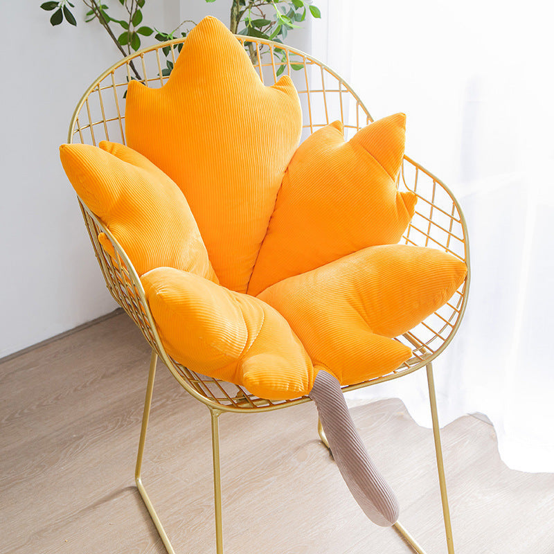 Tatami Cushion Maple Leaf Shape Home Sofa Chair Pillow