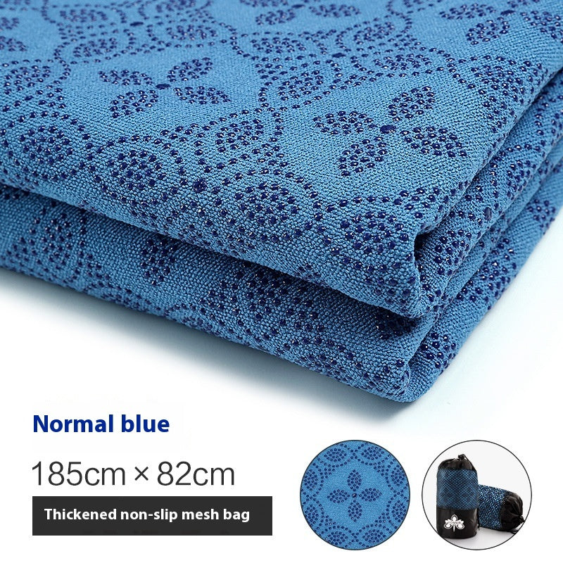 Home Anti Slip Particle Sweat Absorbing Yoga Towel