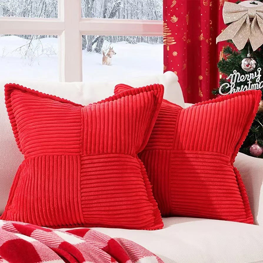 Nordic Corduroy Flying Pillow Simple Cushion Cover