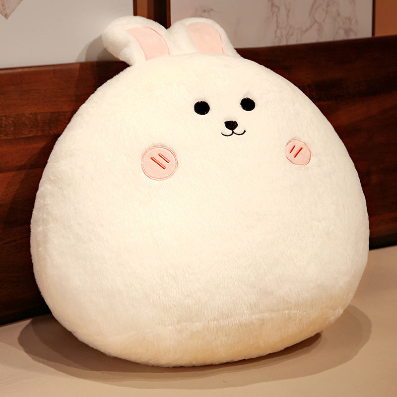 Japanese Sofa With Cat Doll And Cute Animal Pillow At The Waist