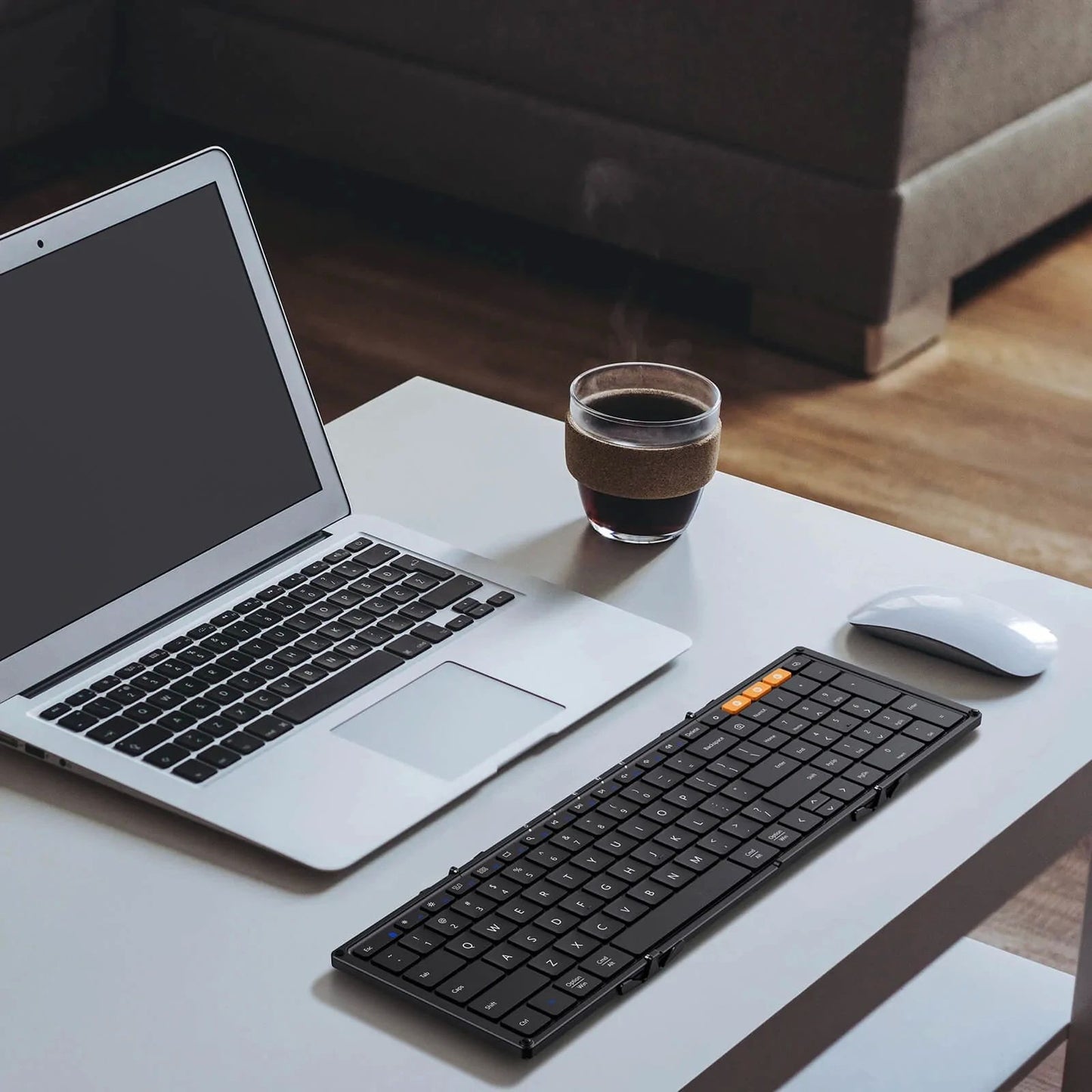 Folding Keyboards With Numeric Keypad Bluetooth Wireless