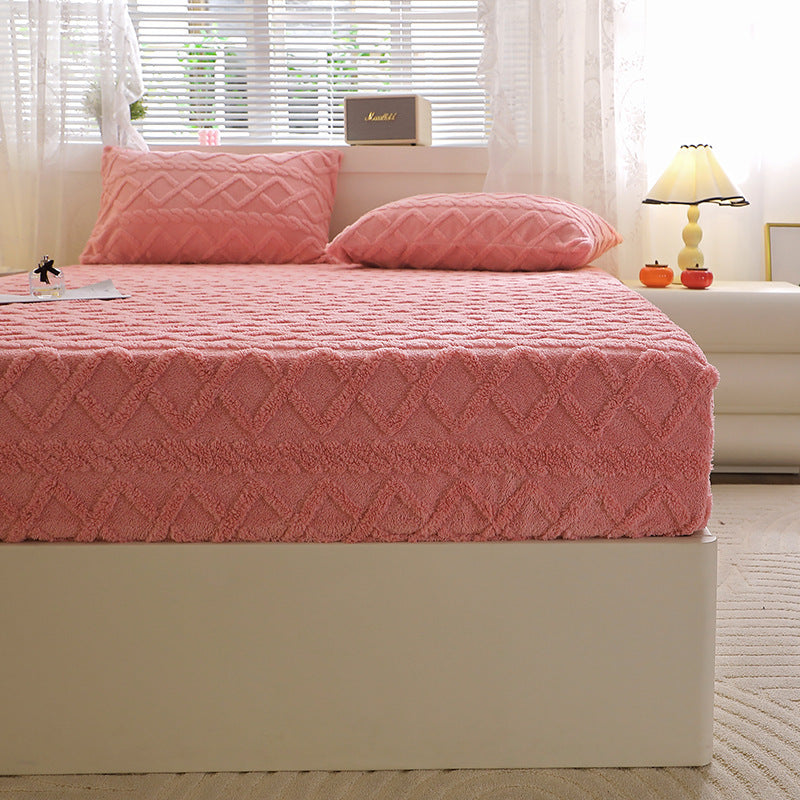 Taffon Quilted Fitted Sheet One-piece Bedspread