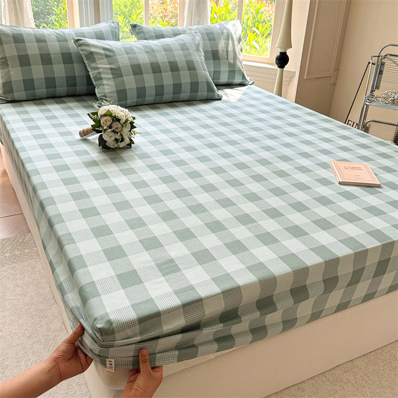 Pure Cotton Crash Fitted Sheet Thickened