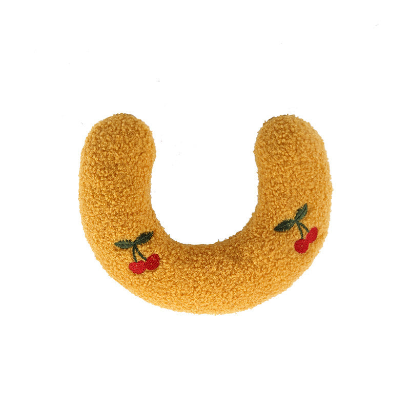 Pet Dog Cat Protect Cervical Spine Deep Sleep U-shape Pillow