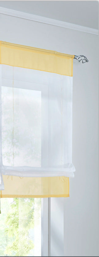 Foreign Trade High Density Terylene Yarn Wear Rod Ribbon Roman Curtains