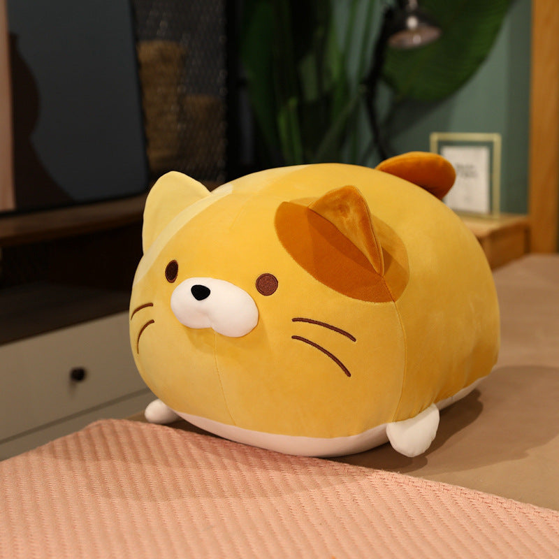 Japanese Dumpling Cat Plush Toy Doll Cute Fat Fat House Cat Big Pillow Bed Hug Doll Wholesale