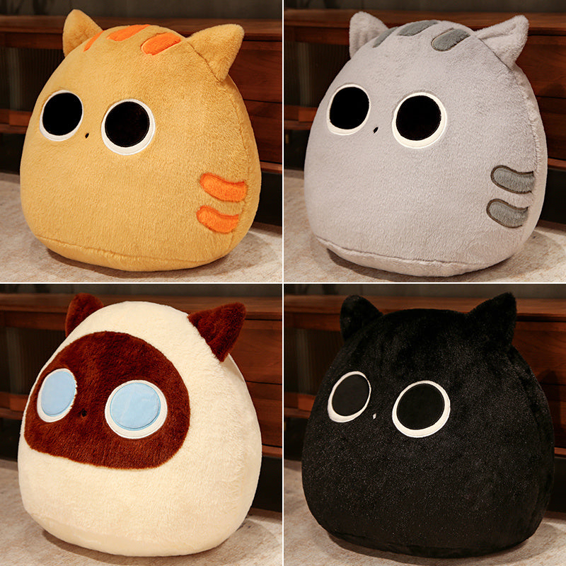 Japanese Sofa With Cat Doll And Cute Animal Pillow At The Waist