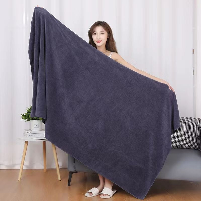 Beauty Salon Bath Towels Bed Towel Massage Pedicure Bed Sheet Hotel Bath Towel Water-absorbing Quick-drying Sweat Steaming Household Large Bath Towel