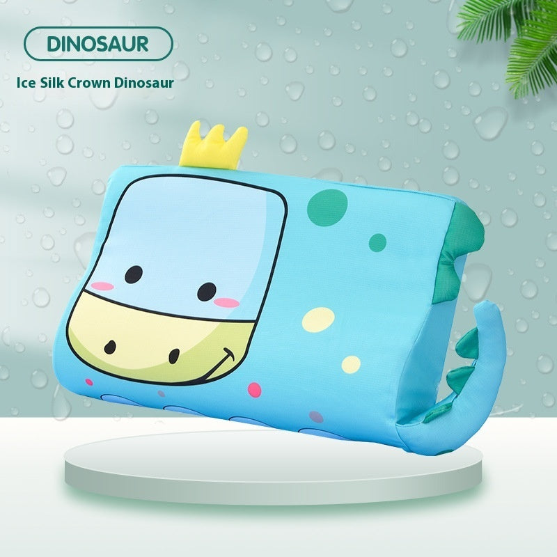 Slow Rebound Cervical Support Improve Sleeping Cute Cartoon Memory Foam Pillow Insert Pillowcase
