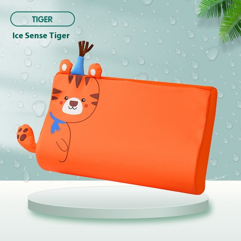 Slow Rebound Cervical Support Improve Sleeping Cute Cartoon Memory Foam Pillow Insert Pillowcase