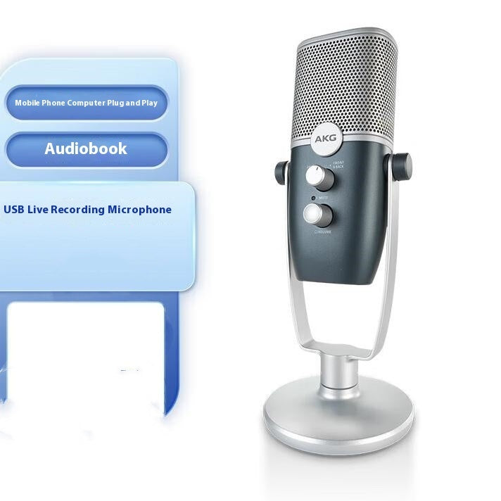 USB Capacitance Mic Recording Dubbing Audio Novel Live Broadcast