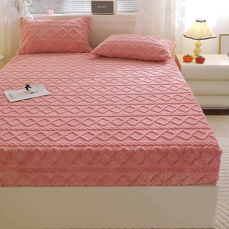 Taffon Quilted Fitted Sheet One-piece Bedspread