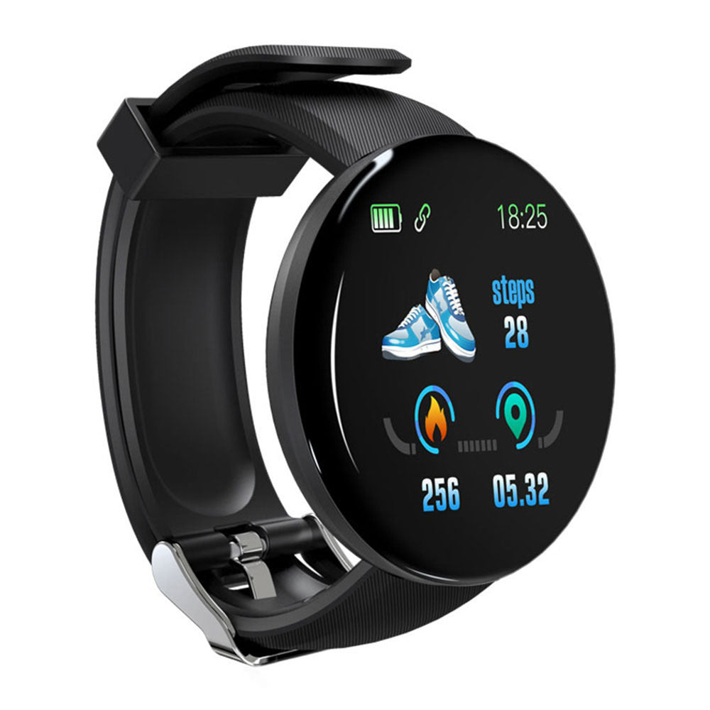 D18 Round Smart Bracelet Color Screen Sports Pedometer Sleep