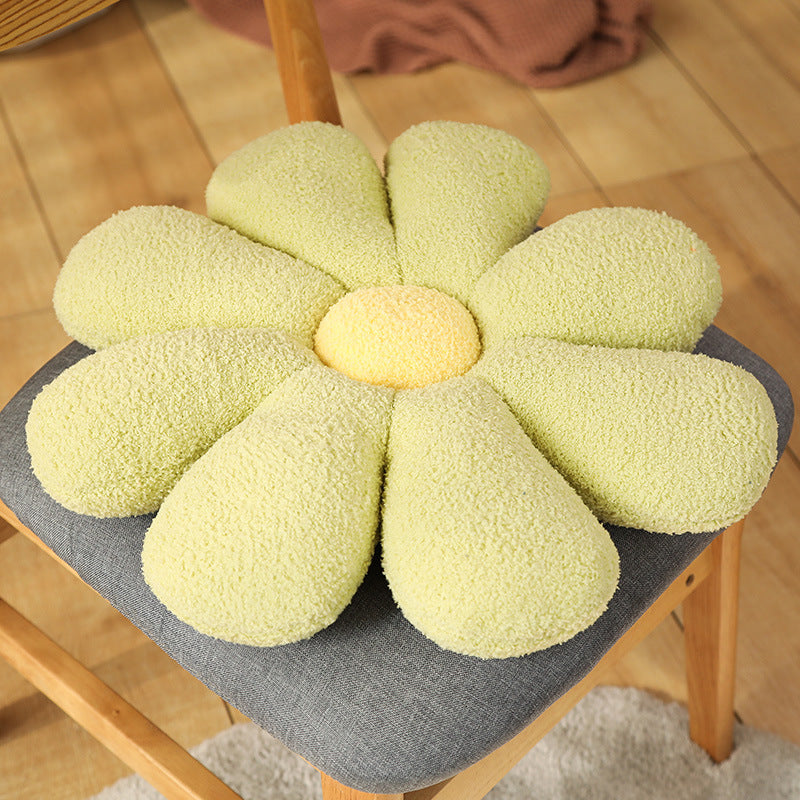 Small Daisy Flower Pillow Sofa Bed Living Room