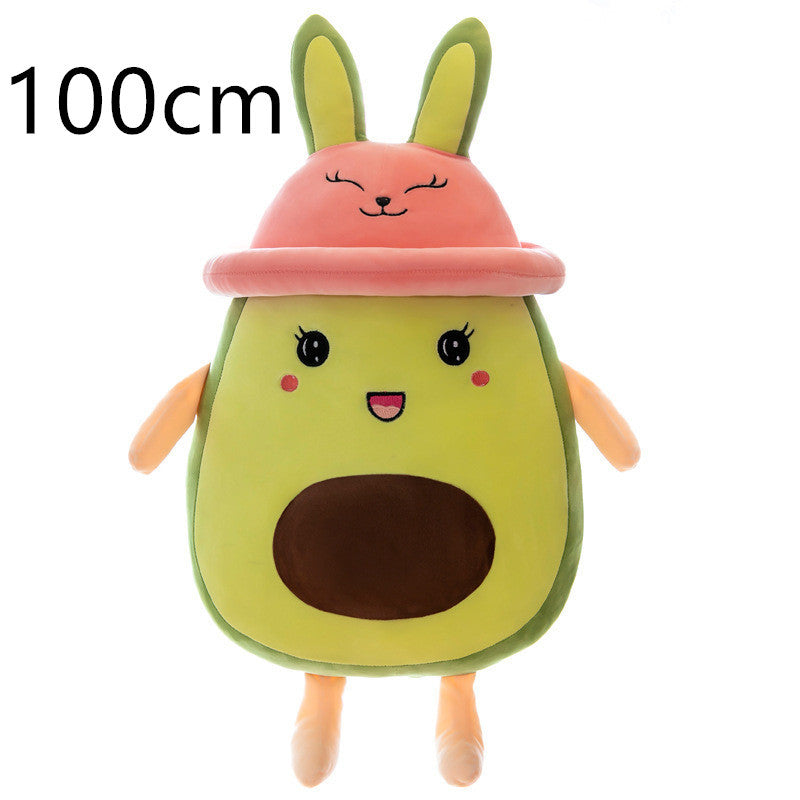 Creative Avocado Bunny Pillow Plush Toy Doll Girl Birthday Gift
