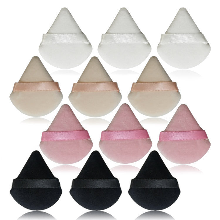 Puff Suede Dry Powder Puff Fan Loose Powder Puff Makeup Sponge