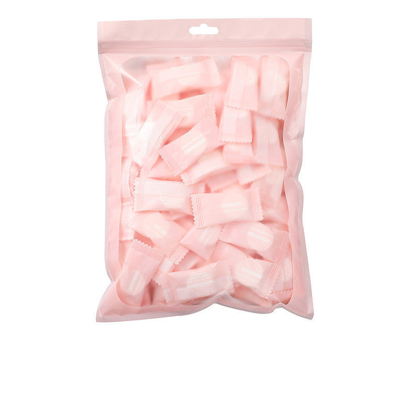 Portable facial cleansing tube facial cleansing towel