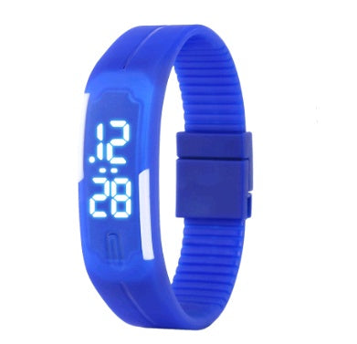 Waterproof LED Bracelet Watch Fashion Sports Watch White Light Touch Screen Electronic Student Watch