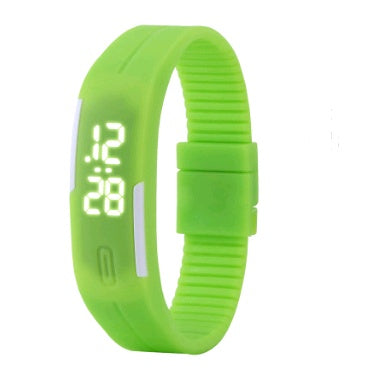 Waterproof LED Bracelet Watch Fashion Sports Watch White Light Touch Screen Electronic Student Watch