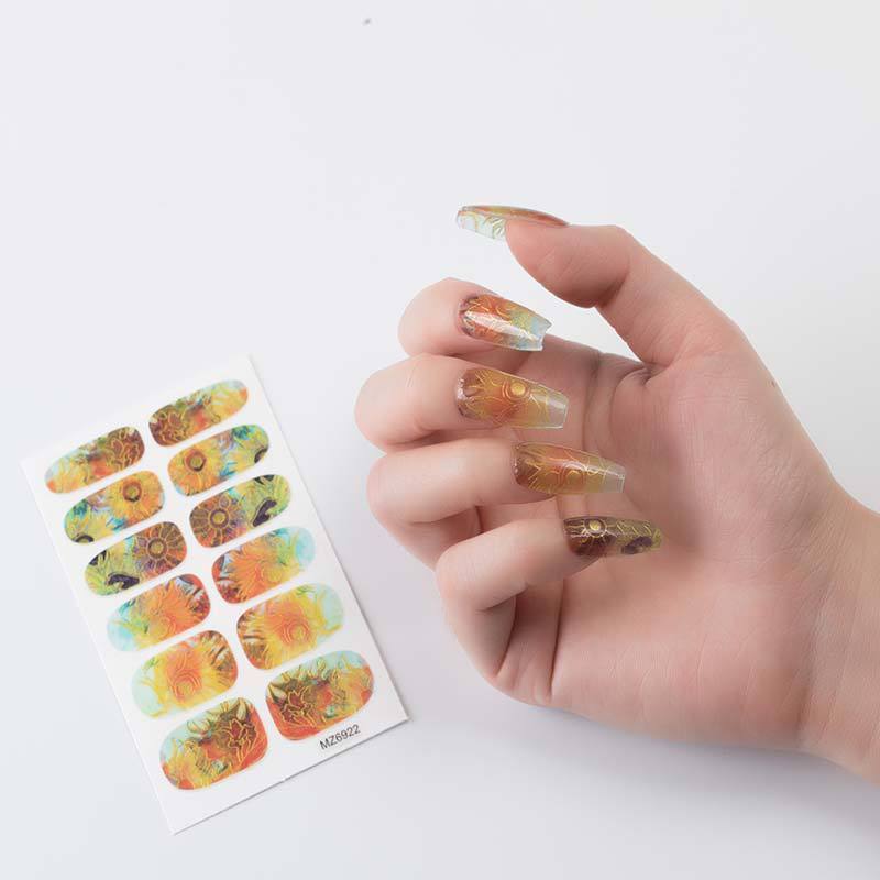 Nail Sticker European And American Oil Painting Art