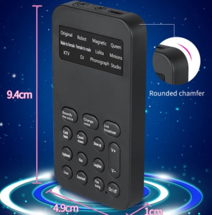Mini voice changer sound card