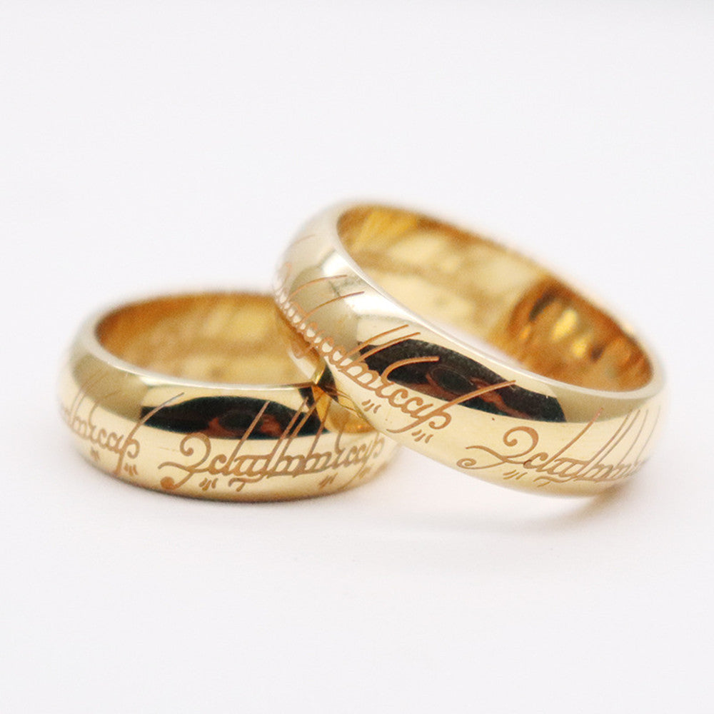 Jewelry Titanium Steel Personality Ring