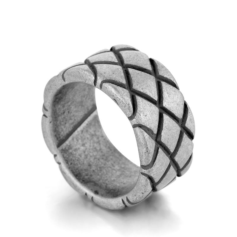 Alloy Viking Triangle Ring Retro Hammer Retro Punk Jewelry Finger Men's Love Jewelry