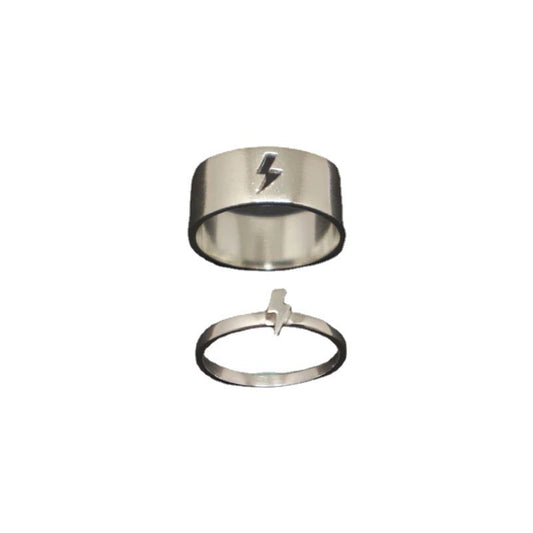 European and American Ins Hollow Airplane Ring Cross-border Men and Women Couple Ring Fashion Ring Bracelet Wedding Jewelry Gift
