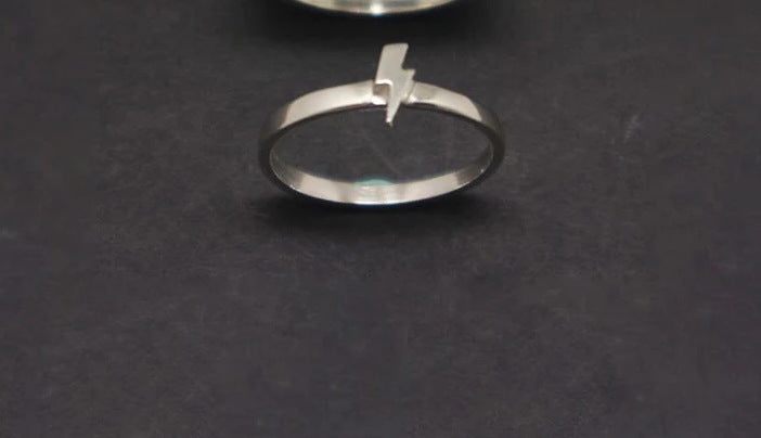 European and American Ins Hollow Airplane Ring Cross-border Men and Women Couple Ring Fashion Ring Bracelet Wedding Jewelry Gift