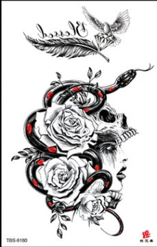 Small Full Arm Tattoo Applique Arm Tattoo Sticker Amazon Hot Sale Yuanhua Tattoo Sticker Manufacturer