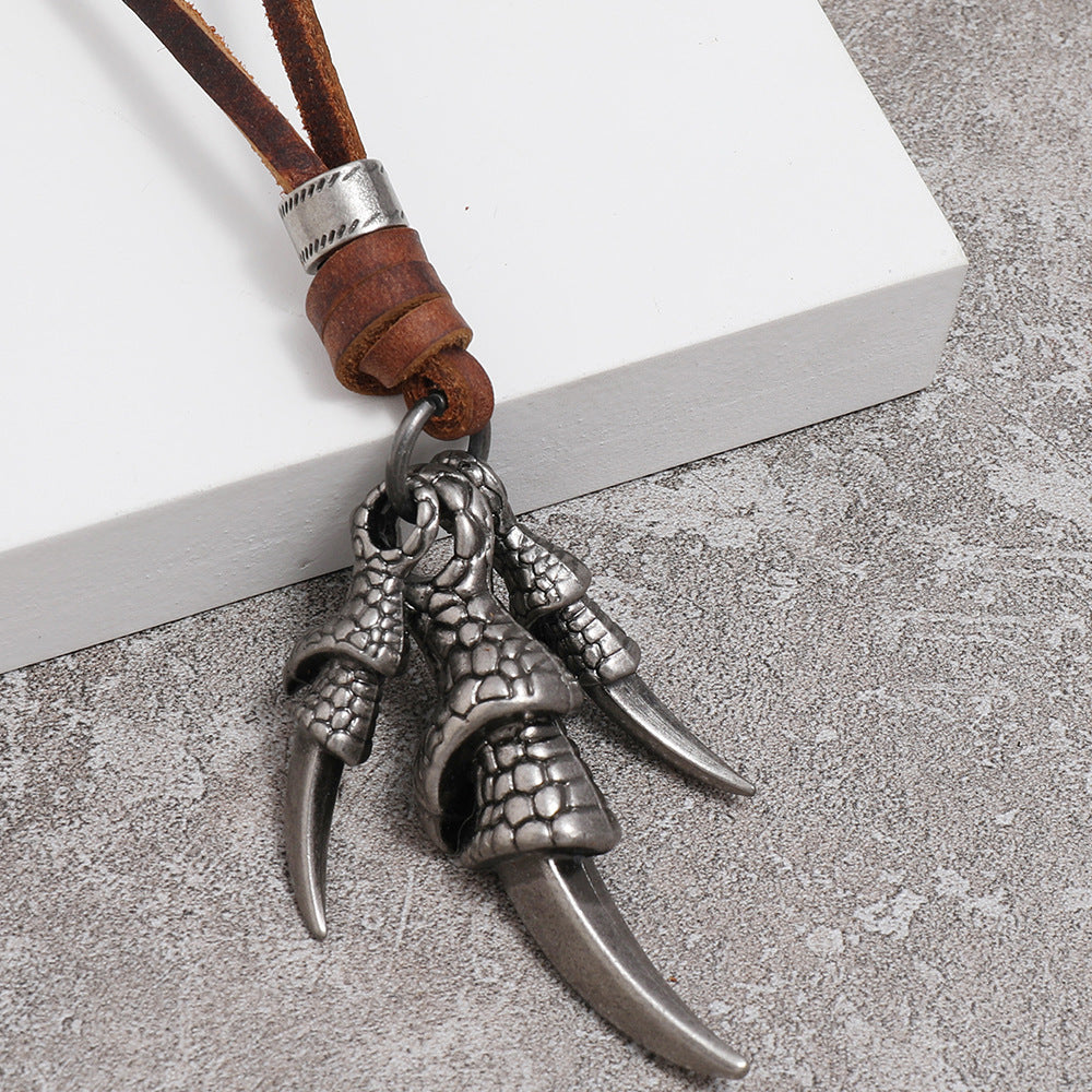 Men's Jewelry Personality Alloy Paw Pendant